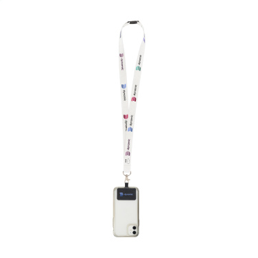 Logotrade promotional item picture of: Lanyard Sublimation Safety RPET 2 cm with Patch