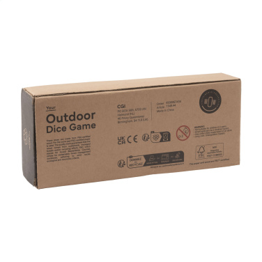 Logo trade advertising product photo of: Outdoor Dice Game