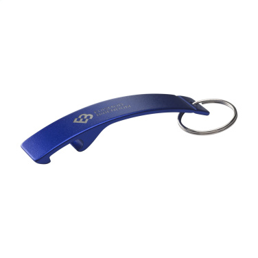 Logotrade corporate gift picture of: Alu Opener GRS Recycled keyring