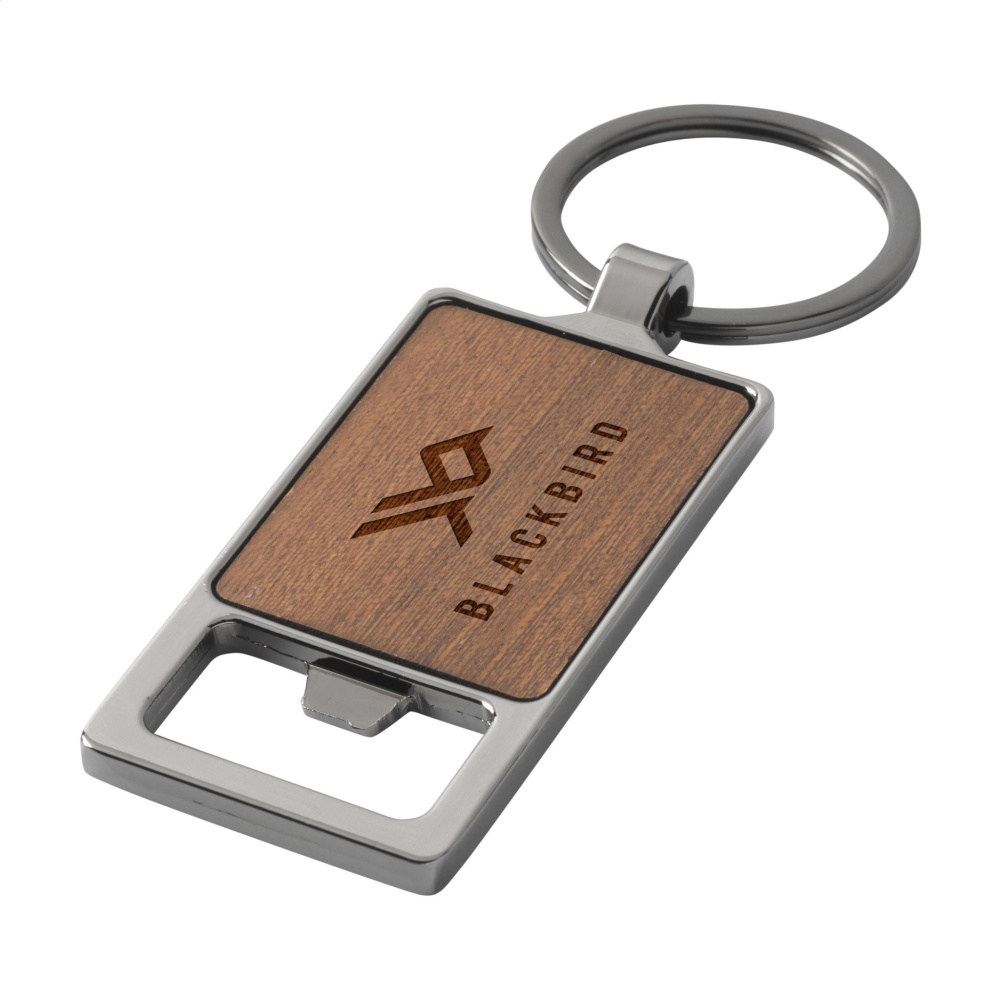 Logotrade promotional product picture of: Sammy bottle opener / keyring