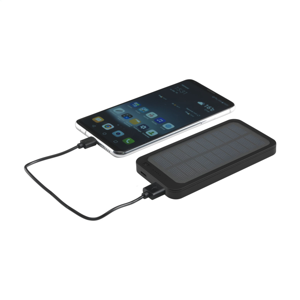 Logo trade promotional products picture of: Solar RCS Powerbank 4000 power charger