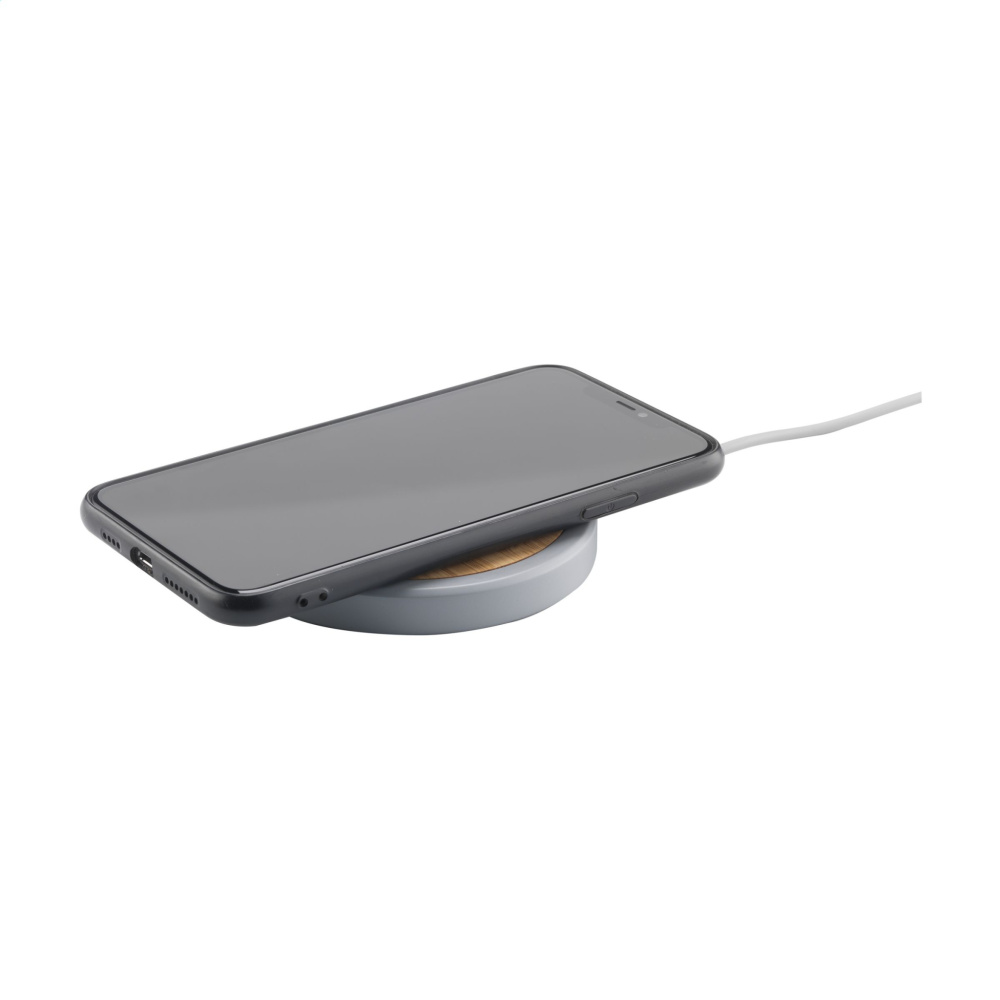 Logotrade promotional item picture of: Lidos Stone ECO 10W Wireless Charger