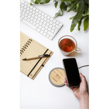Logo trade promotional products picture of: Lidos Stone ECO 10W Wireless Charger