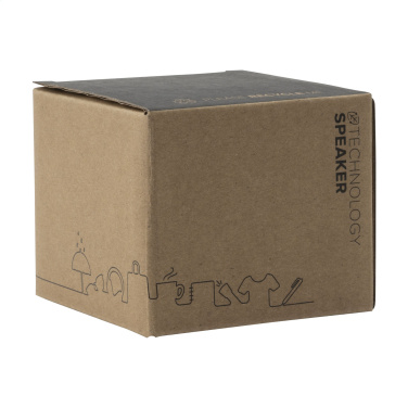 Logo trade promotional gifts image of: Wave Bamboo Wireless Speaker