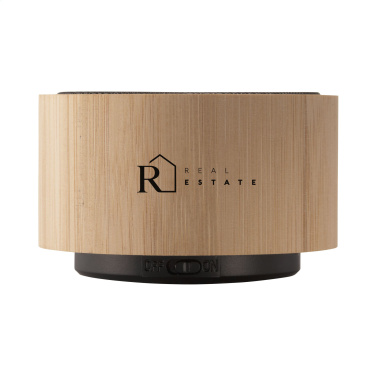 Logotrade promotional products photo of: Wave Bamboo Wireless Speaker