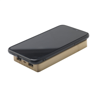 Logotrade promotional merchandise image of: Solar Powerbank 8000+ Wireless Charger