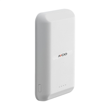 Logo trade promotional giveaways image of: Force Magnetic RCS Recycled Wireless Powerbank 5000