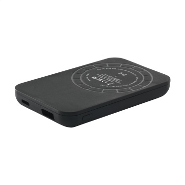 Logotrade promotional product picture of: Force Magnetic RCS Recycled Wireless Powerbank 5000