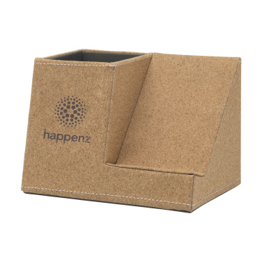 Logotrade promotional giveaway image of: Ecork Pen Holder Wireless Charger
