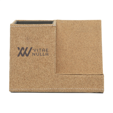 Logo trade promotional giveaways picture of: Ecork Pen Holder Wireless Charger