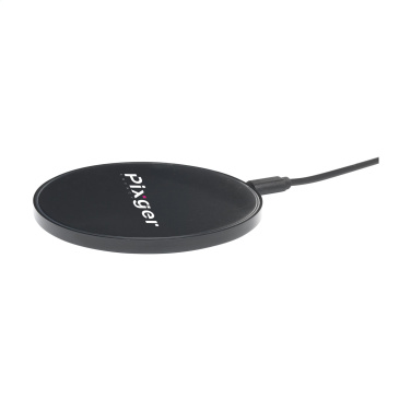 Logo trade promotional gifts picture of: Coil RCS Recycled Wireless Charger