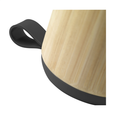 Logo trade corporate gifts image of: Timor Bamboo Wireless Speaker