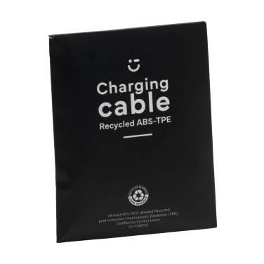 Logotrade promotional merchandise photo of: Charging Cable RCS Recycled ABS-TPE