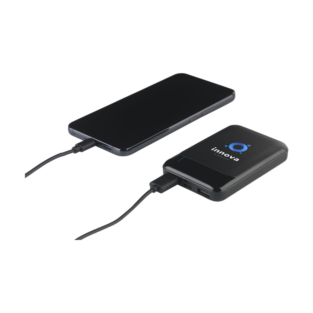 Logo trade business gift photo of: Compact 5000 RCS Recycled ABS Powerbank
