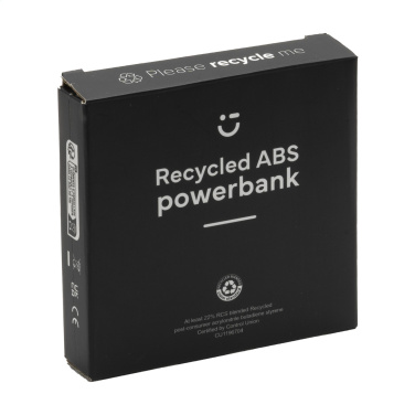 Logo trade promotional products image of: Compact 5000 RCS Recycled ABS Powerbank