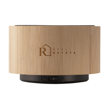 Logotrade promotional item image of: Wave Bamboo Wireless Speaker