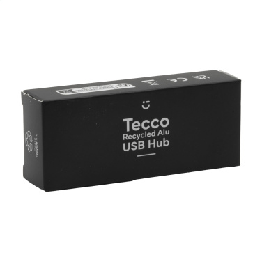 Logo trade promotional giveaway photo of: Tecco GRS Recycled Alu USB Hub