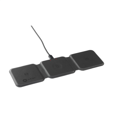 Logotrade corporate gift image of: TriCharge RCS  Recycled PU Wireless Charger