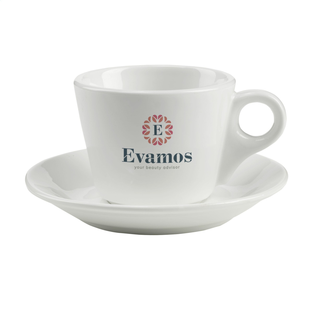 Logo trade corporate gifts image of: DaVinci 205 ml cup and saucer