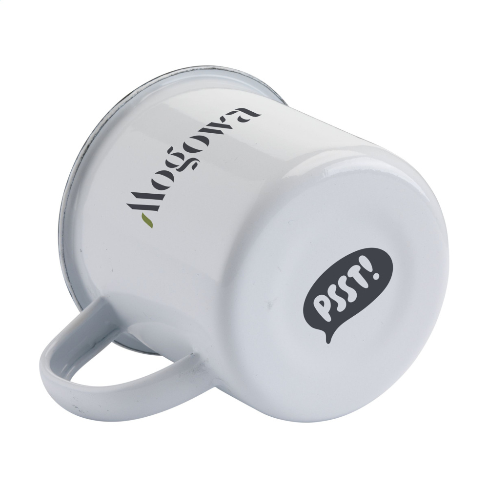Logotrade promotional merchandise picture of: Retro Enamel Mug 350 ml