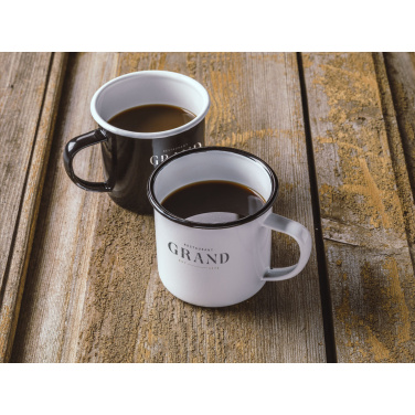 Logotrade advertising product picture of: Retro Enamel Mug 350 ml