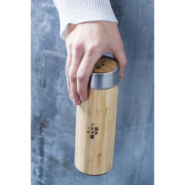 Logotrade promotional products photo of: Osaka 360 ml bamboo thermo bottle/thermo cup