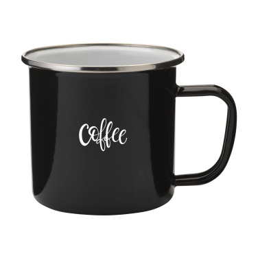Logotrade promotional merchandise photo of: Retro Silver Enamel Mug 350 ml