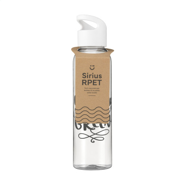Logo trade advertising product photo of: Sirius GRS RPET 650 ml drinking bottle