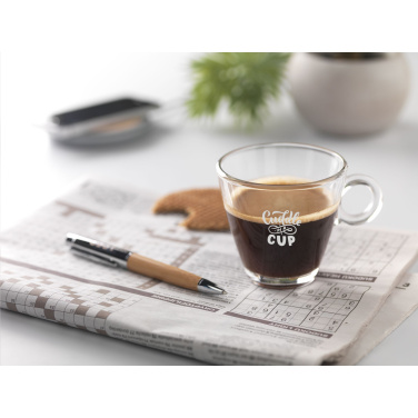 Logo trade promotional items image of: Lugano Coffee Glass 230 ml
