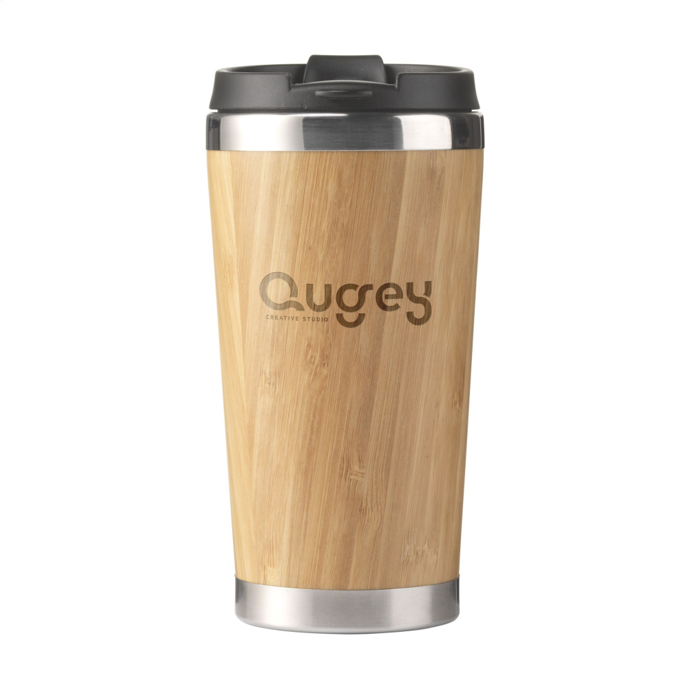 Logotrade promotional merchandise picture of: Tokyo 450 ml bamboo thermo cup