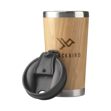 Logotrade promotional item picture of: Tokyo 450 ml bamboo thermo cup