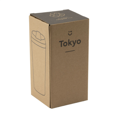 Logo trade promotional giveaways picture of: Tokyo 450 ml bamboo thermo cup