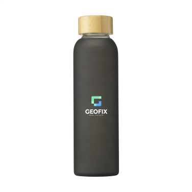 Logo trade promotional items picture of: Frosty Glass Bottle 550 ml drinking bottle