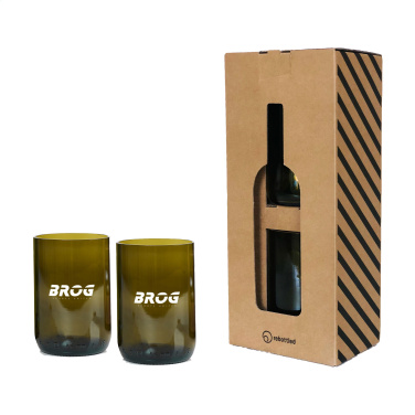 Logo trade promotional merchandise image of: Rebottled® Tumbler 2-pack drinking glass