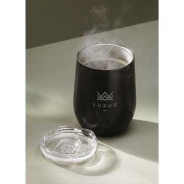 Logo trade promotional gift photo of: Huevo RCS Recycled Steel Cup 350 ml thermo cup
