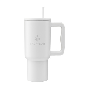 Logo trade promotional merchandise picture of: Rhino RCS Recycled Steel Cup 900 ml