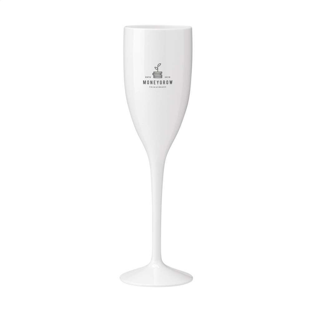 Logotrade corporate gift picture of: Lunaire Reusable Champagne Glass 150 ml