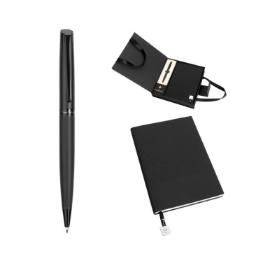 Logo trade promotional merchandise photo of: Set of notebook and pen CHANTAL Pierre Cardin