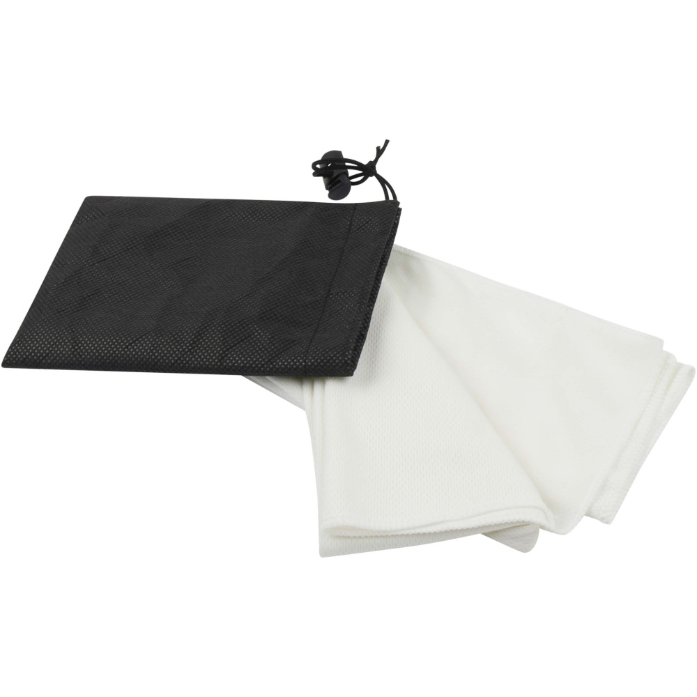 Logo trade promotional items picture of: Lucas RPET sport towel 30x80 cm