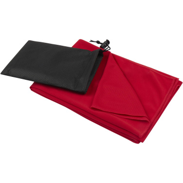 Logotrade promotional item image of: Lucas RPET sport towel 50x100 cm