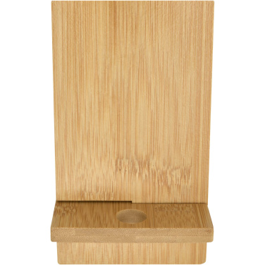 Logo trade promotional item photo of: Ceibo detachable bamboo phone stand