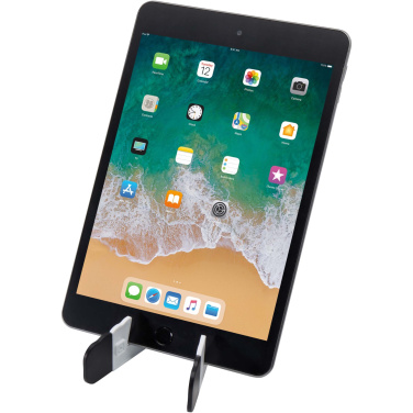Logo trade promotional product photo of: Buna recycled plastic foldable tablet and phone stand