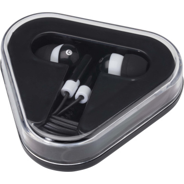 Logo trade promotional merchandise picture of: Rebel earbuds with recycled plastic storage box