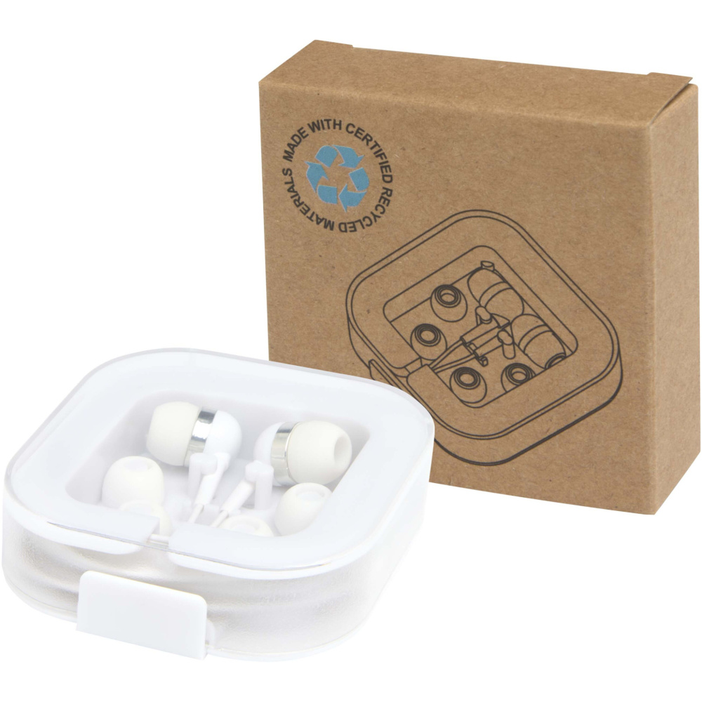 Logotrade business gifts photo of: Baekdu wired Type-C headset with recycled plastic storage box