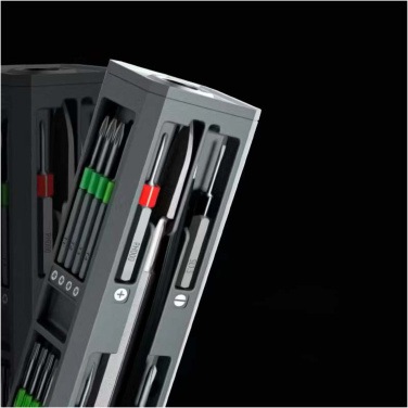 Logotrade promotional giveaways photo of: SCX.design T20 30-piece screwdriver and repair set in aluminium case