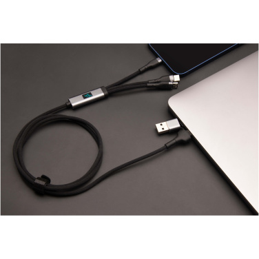 Logo trade promotional products picture of: SCX.design C53 100W 5-in-1 rPET ultra fast charging cable
