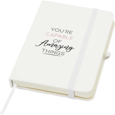 Logo trade promotional gifts picture of: Spectrum Plus A6 hard cover notebook