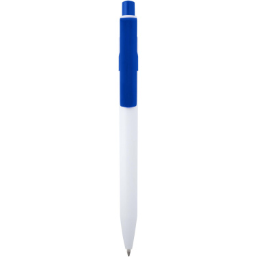Logo trade promotional merchandise photo of: Unica recycled plastic ballpoint pen (black ink)