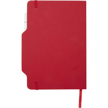 Logo trade promotional items image of: Nexus A5 hard cover notebook with pen and pencil combo (black ink)