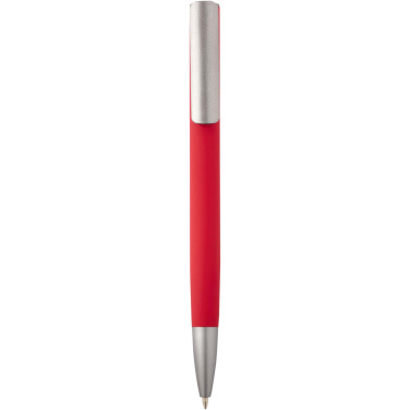 Logo trade promotional gifts image of: Ziggur aluminium ballpoint pen (blue ink)
